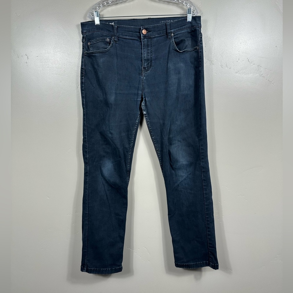 Mugsy Darkest Blues Jeans Classic Jeans Indigo Blue Size 38x29